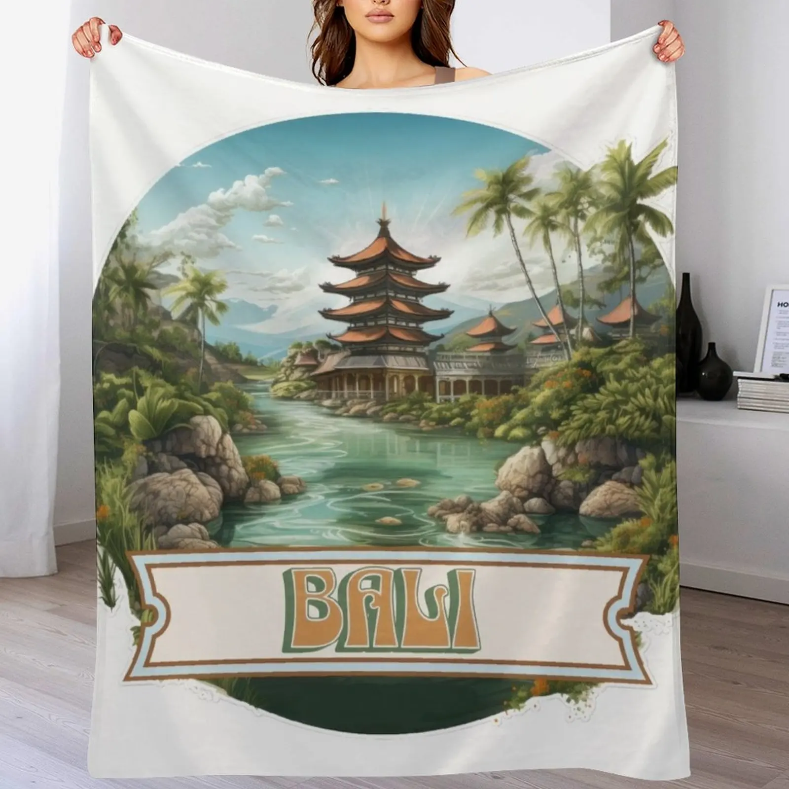 3D Printing Indonesia - Bali Indonesien Wurfdecke Vielseitige Gemütliche Wurfdecke