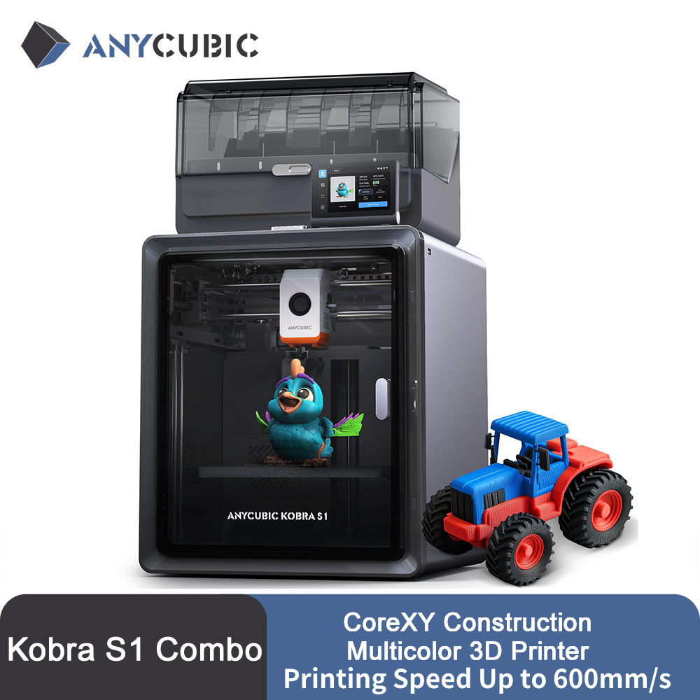 3D Printing Online Service - Anycubic Kobra S1 Combo Mehrfarbiger 3D-Drucker