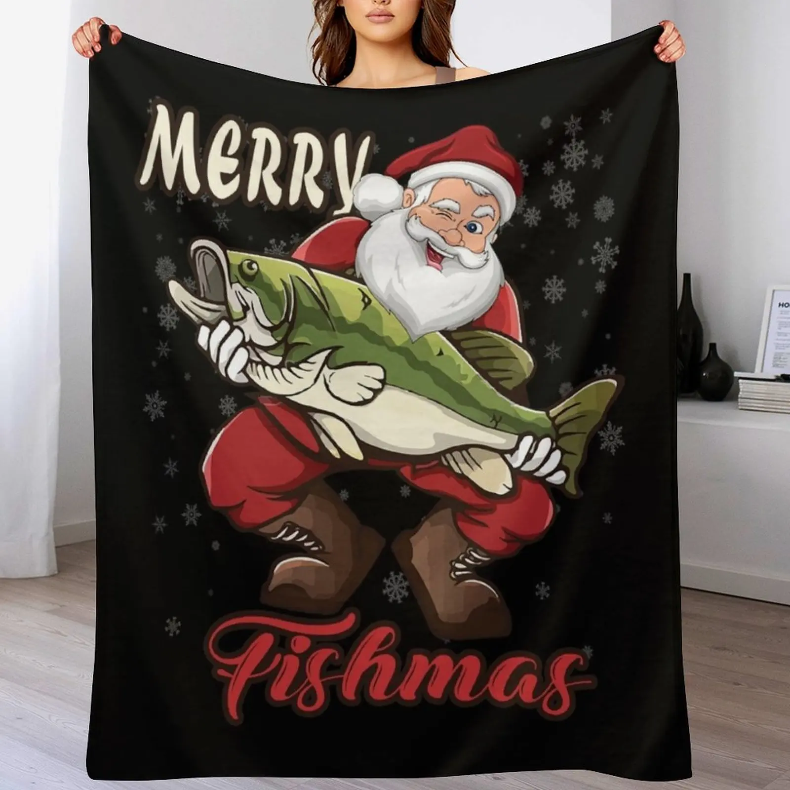 3D Printing Xmas Ideas - Merry Fishmas - Lustige Weihnachtsdecke mit