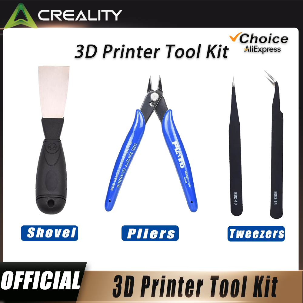 Print Removal Spatula - 3D-Drucker-Werkzeuge Entfernungsspatel Stahlzange Elektrische Kabelschere Seitenschneider