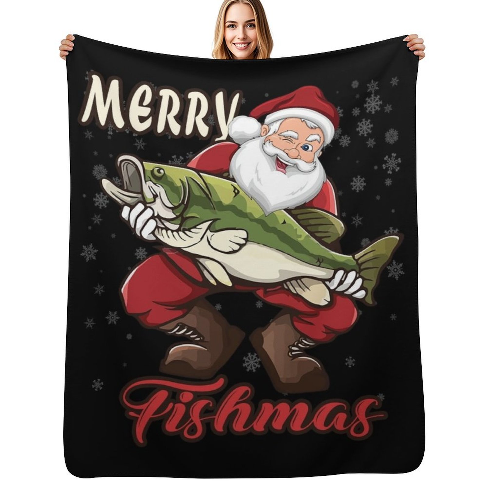 3D Printing Xmas Ideas - Frohe Fisch-Weihnachten - Lustiger Barsch Fischangeln