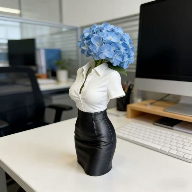 3D Printing Vase - 3D-gedruckte kreative Schreibtischdekoration für Jungen, professionelle