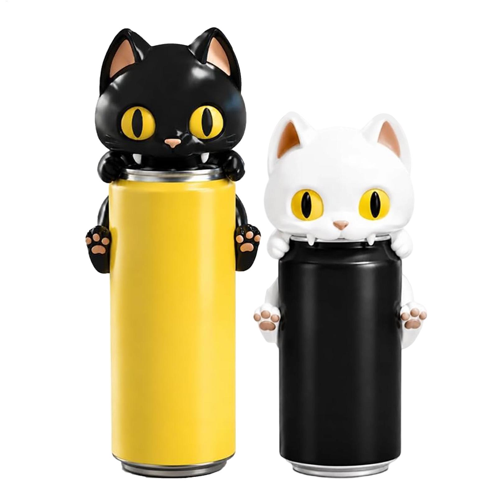 3D Printing With Pp - Katzenförmiger Getränkedeckel, 3D-gedruckter Staubschutz für Getränkedosen,