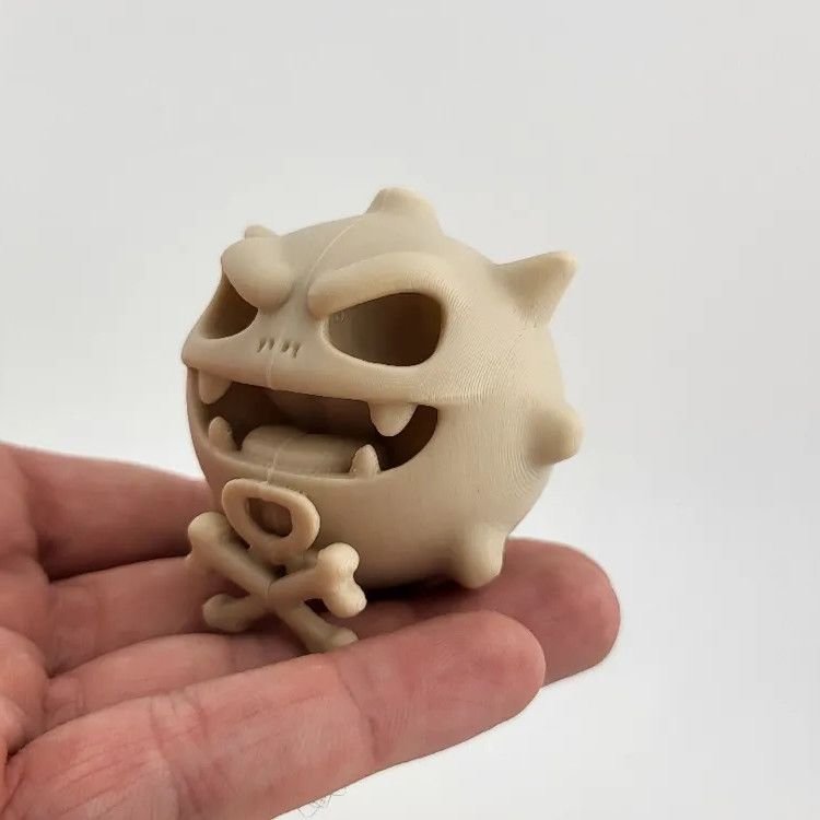 3D Printing Examples - Pokémon Skelett-Fossil Figur Modell 3D-Gedruckt Pokémon
