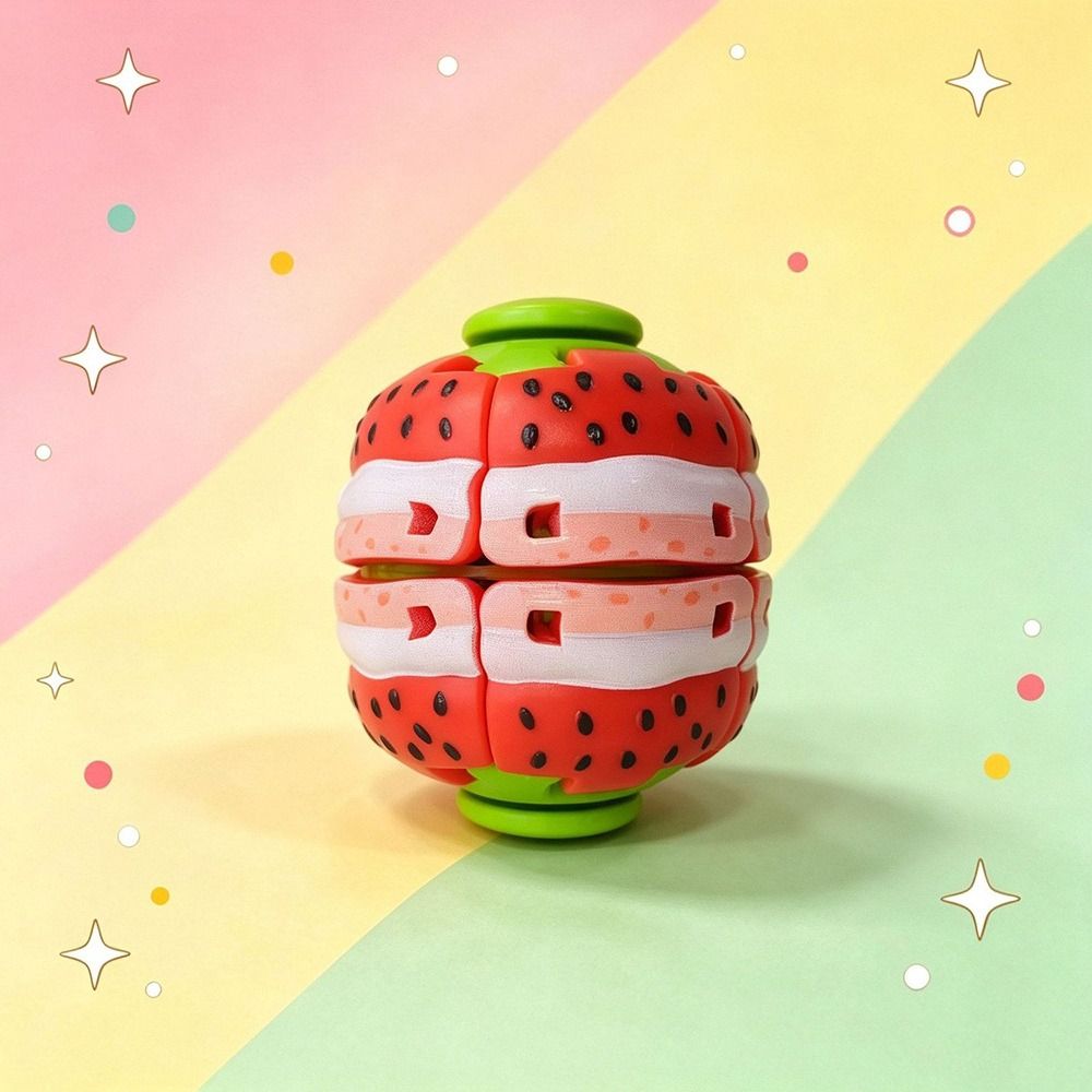 3D Printing With Pp - PP Frucht-Spinner Fruchtförmiger Drück- und Dreh-Fidget-Spinner