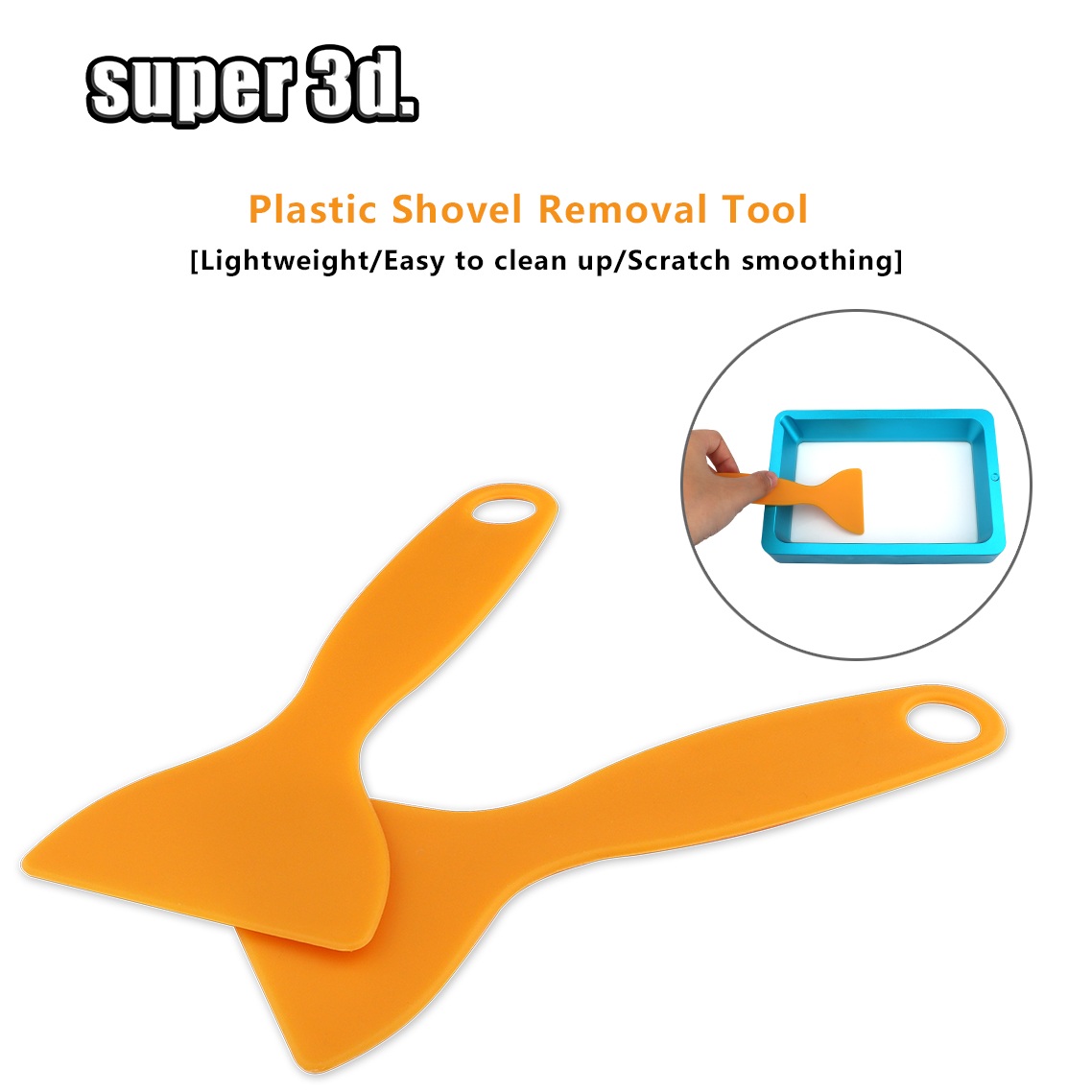 Print Removal Spatula - 3D-Drucker-Teile SLA DLP Harz Spezialwerkzeug-Set Kunststoff-Schaufel