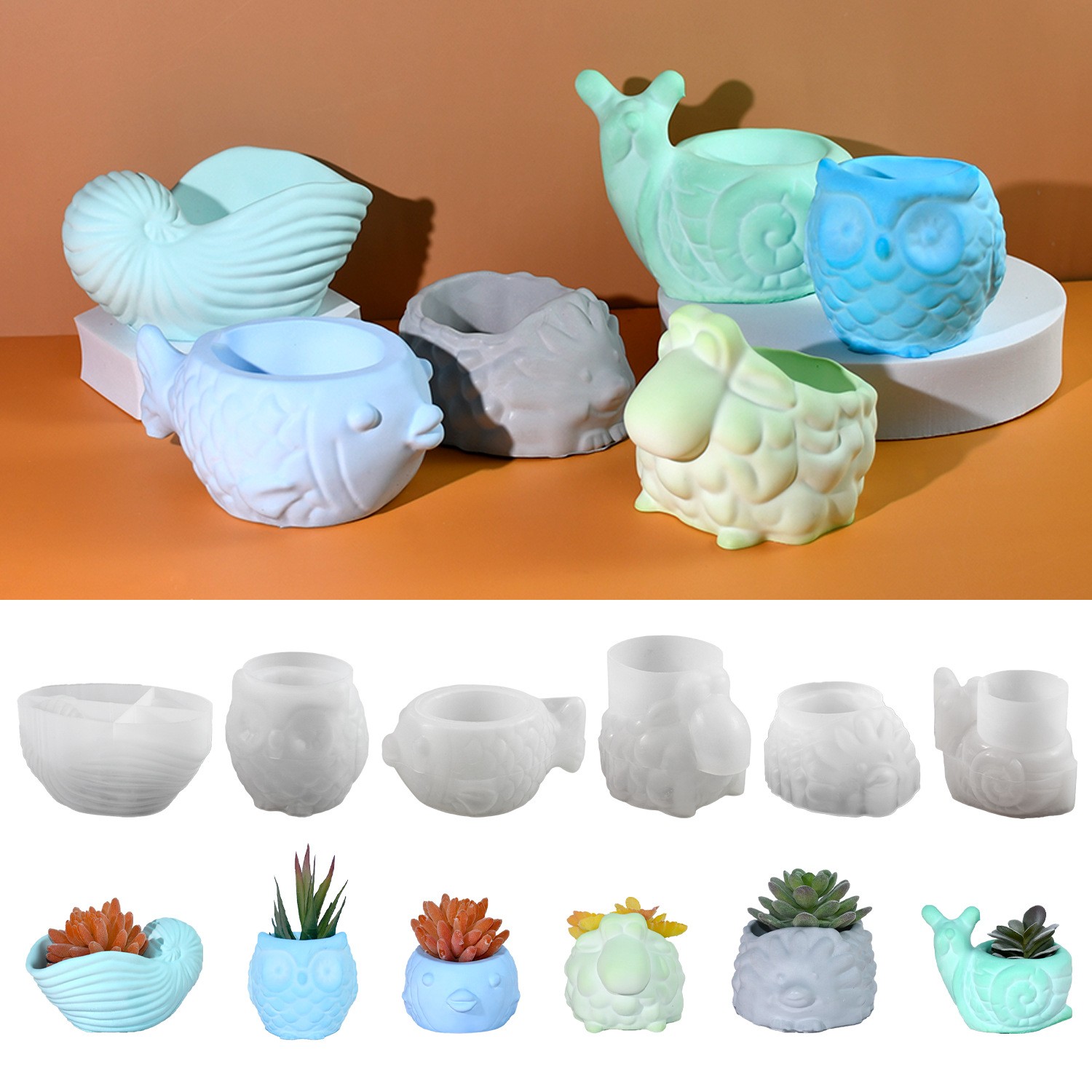 3D Tier Blumentopf Silikonform – 3D Printing Vase Bewertung und Preis