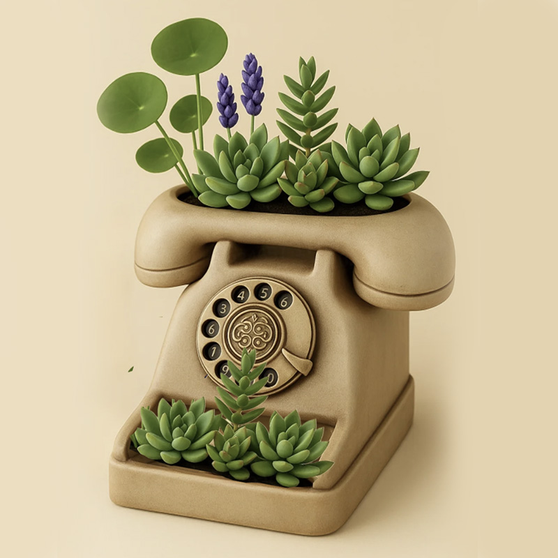 3D Vintage Drehscheiben-Telefo – 3D Printing Vase Bewertung und Preis