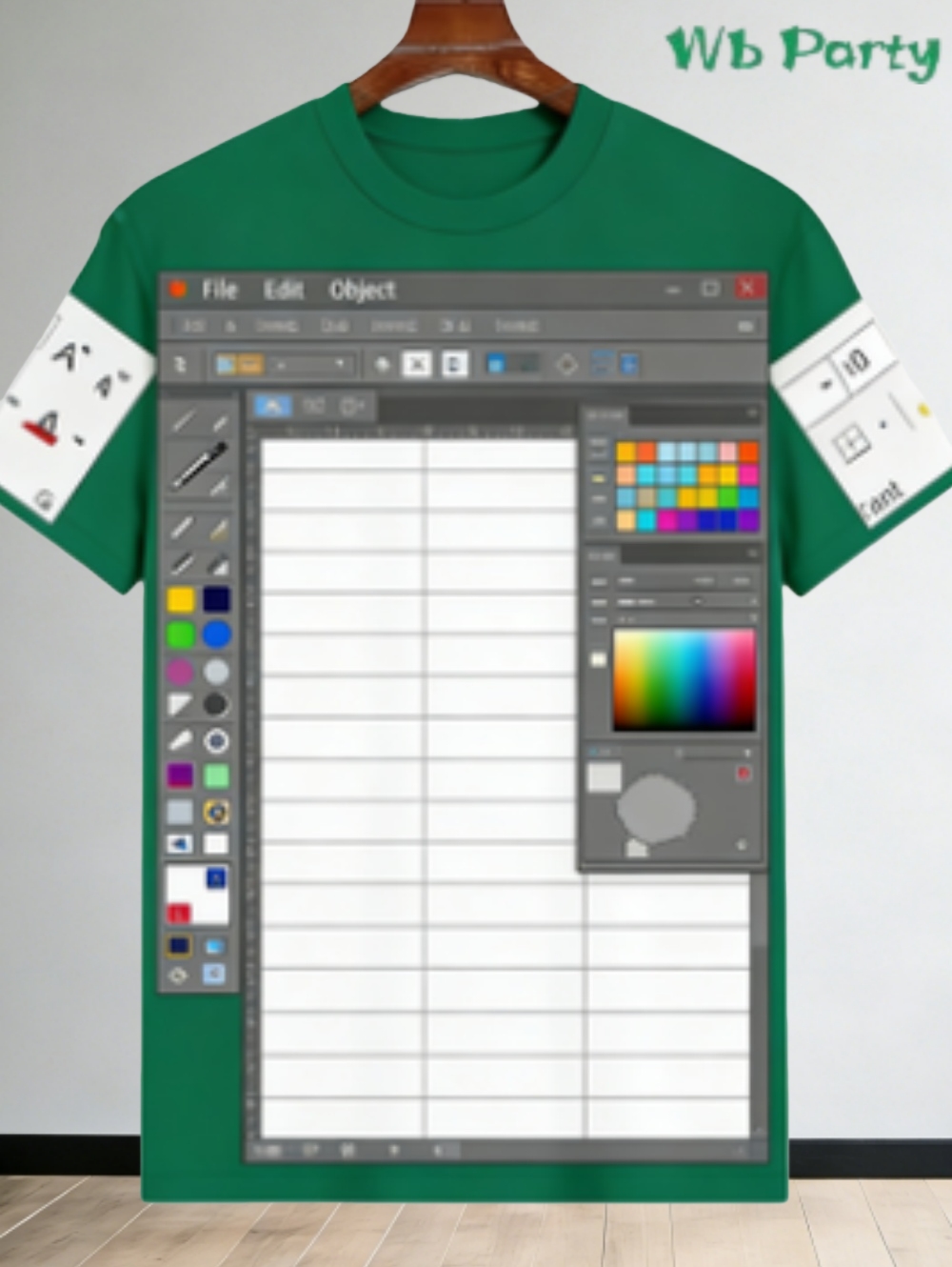 Casual Excel T-shirt für Männe – 3D Printing Online Service Bewertung und Preis