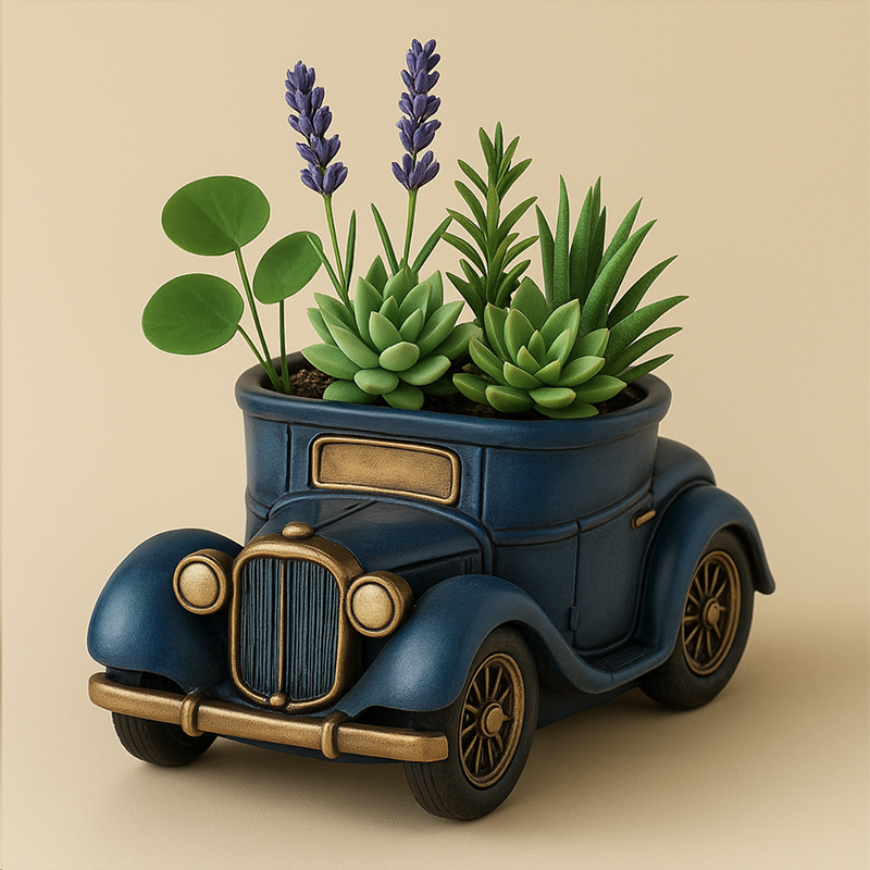 3D Vintage Bus Auto Sukkulente – 3D Printing Vase Bewertung und Preis