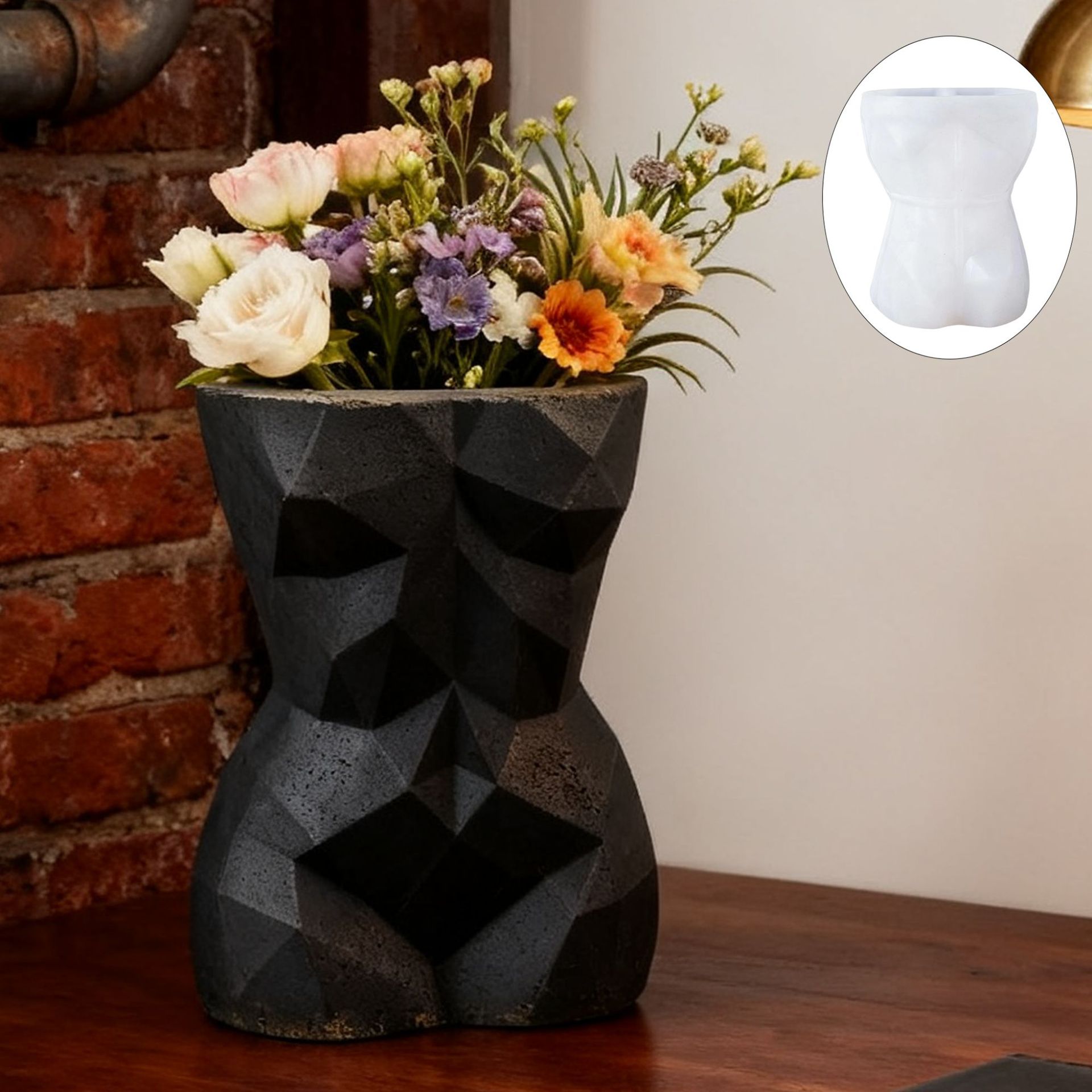 3D geometrische weibliche Körp – 3D Printing Vase Bewertung und Preis