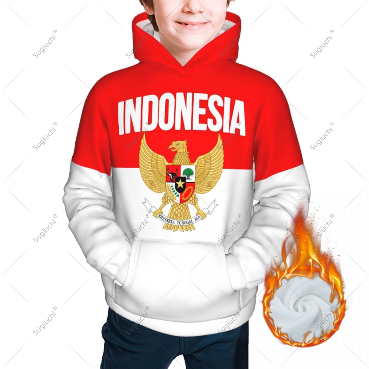 Unisex 3D Jugend-Hoodie Indone – 3D Printing Indonesia Bewertung und Preis