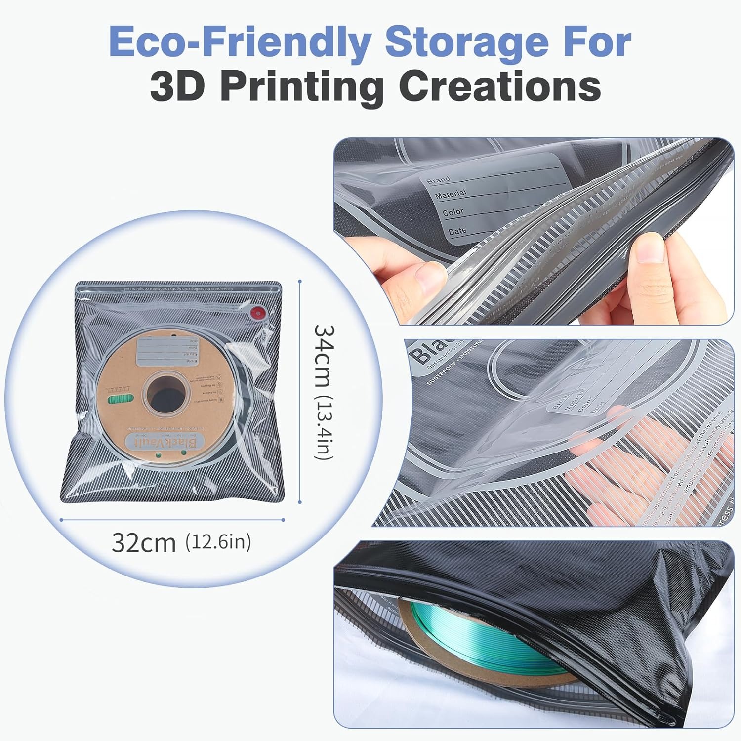 Verbesserter schwarzer Vakuumb – Petg Filament Bewertung und Preis