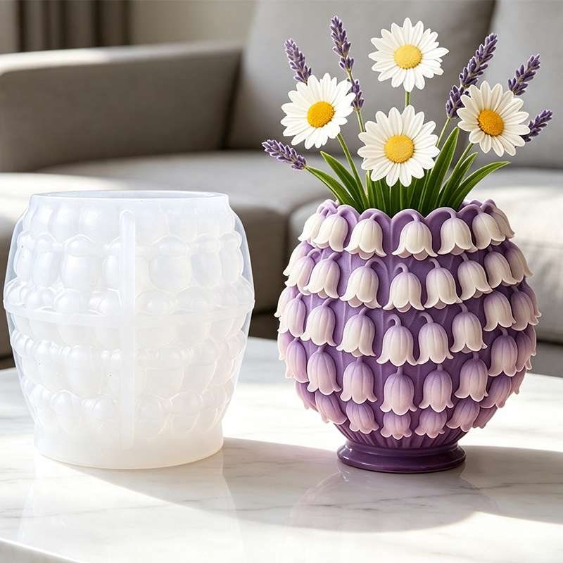 3D Maiglöckchen-Vasen-Silikonf – 3D Printing Vase Bewertung und Preis