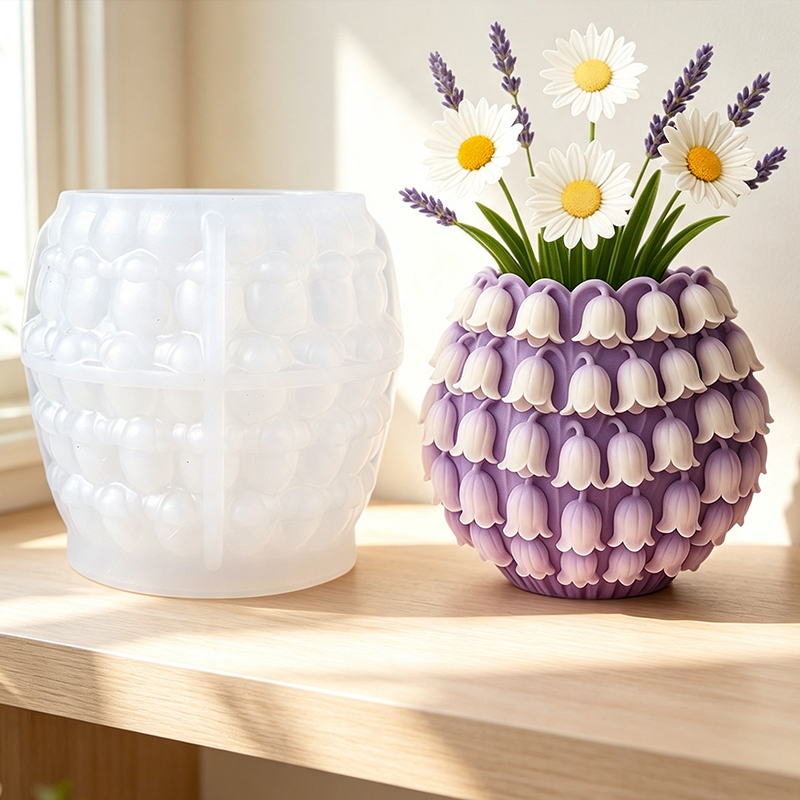 3D Maiglöckchen-Vasen-Silikonf – 3D Printing Vase Bewertung und Preis
