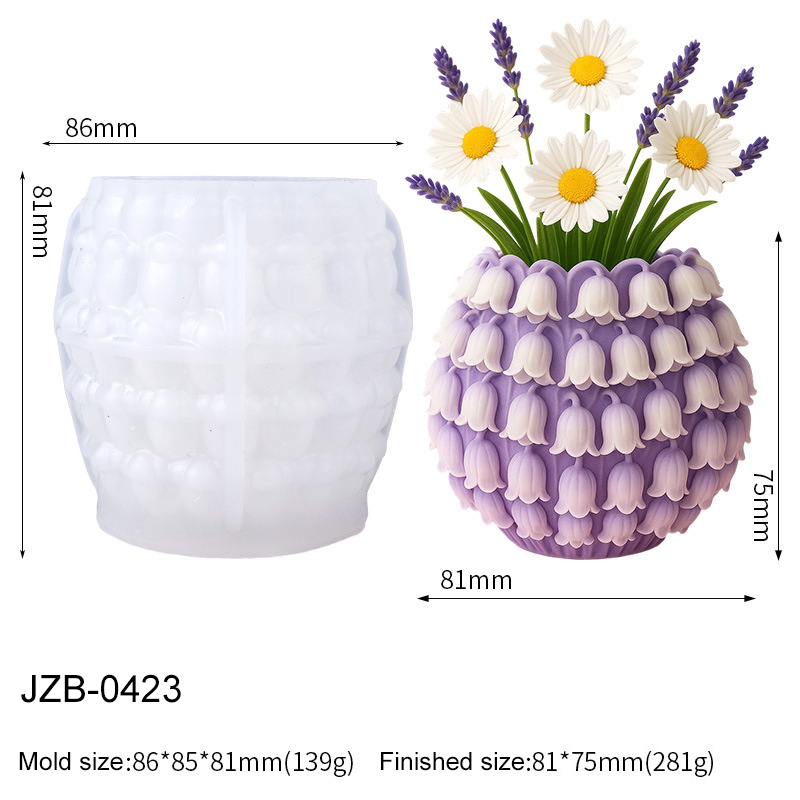 3D Maiglöckchen-Vasen-Silikonf – 3D Printing Vase Bewertung und Preis