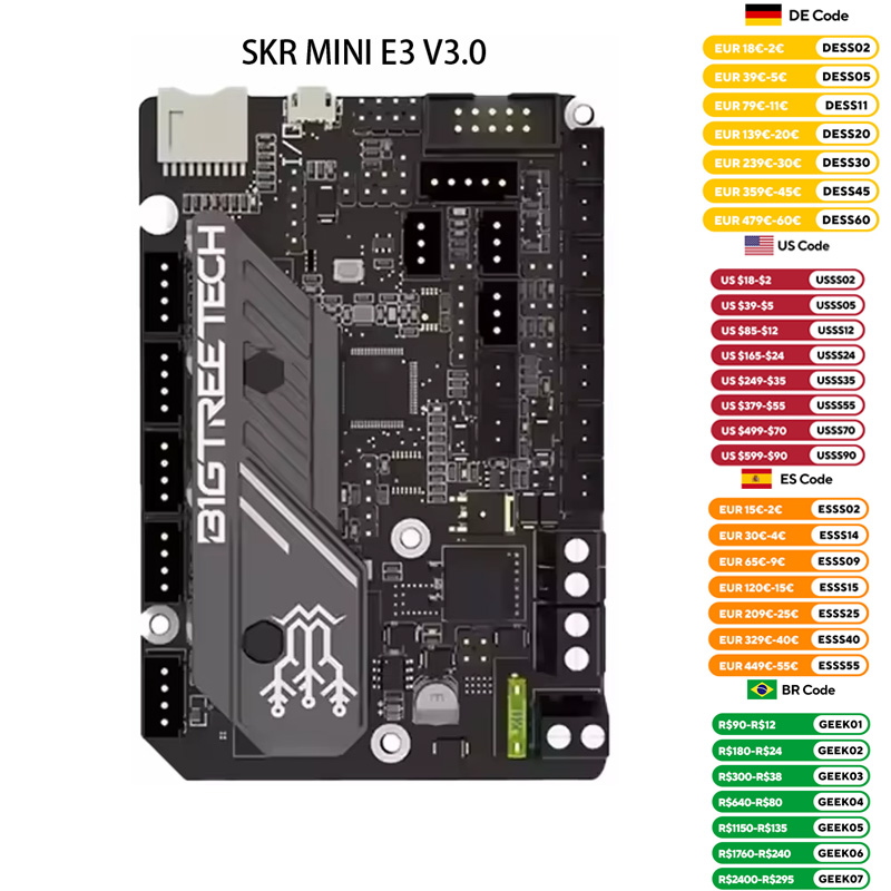 BIGTREETECH SKR MINI E3 V3.0 3 – Ender 3 Upgrade Kit Bewertung und Preis