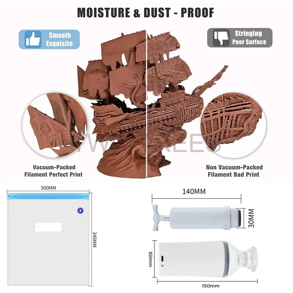 3D-Druck Vakuumbeutel Filament – Petg Filament Bewertung und Preis