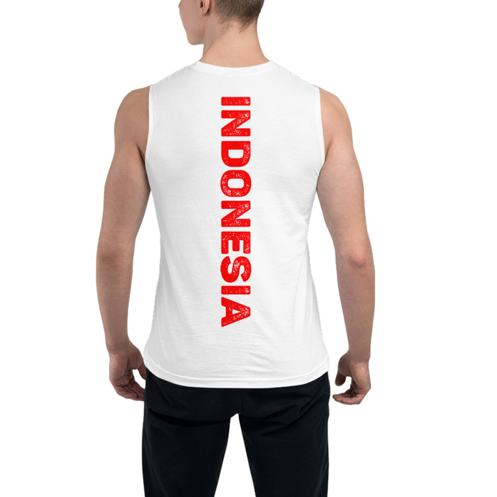 Ärmelloses T-Shirt mit Indones – 3D Printing Indonesia Bewertung und Preis